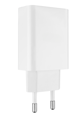Telefon için güç adaptörü, beyaz renk