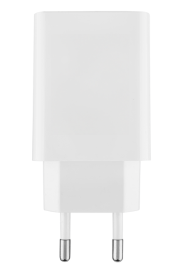 Telefon için güç adaptörü, beyaz renk