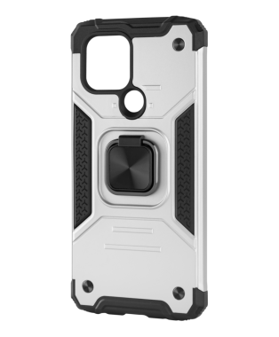 Silikon şok geçirmez telefon kılıfı, yüzük tutacağı da var.