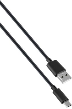 C ve USB konnektörlü esnek ve dayanıklı kablo.