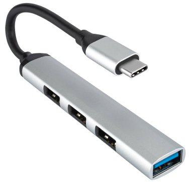 Entegre kart okuyucu ve kablolu USB merkezi. Portları genişletmek ve kartları okumak için harika bir çözüm.