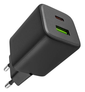 Modern USB Tip-C adaptörü, kısa ve öz bir tasarımla yapıldı. Konektöre ve şekillerin hassasiyetine odaklan..