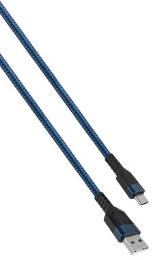 Beyaz arkaplanda, USB ve C tipi bağlantı kablolarına yakın çekim. Yükleme ve veri transferi için uygun.