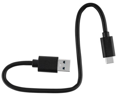 Dayanıklı plastik kılıfında C tipi USB kablo. Hızlı şarj ve senkronizasyon desteği.