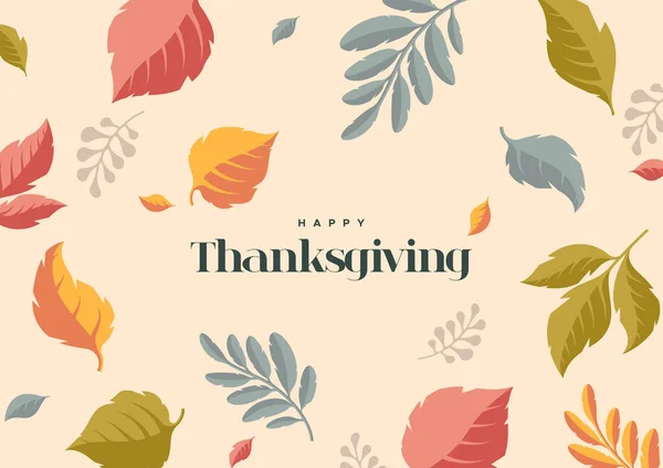 Thanksgiving Background Vector Holiday Illustration Autumn Banner Design Natural Decoration Royalty Free Stock Vectors
