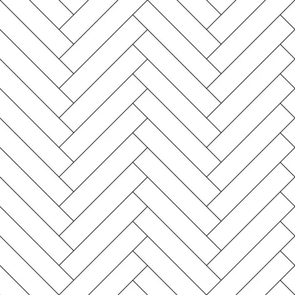 Parquet Rectangles Motif Chevrons Vecteur Noir Blanc Sans Couture Motif — Image vectorielle