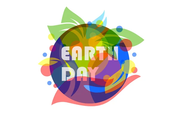 World Earth day concept. Eco friendly design on white background. Save the Earth concept.