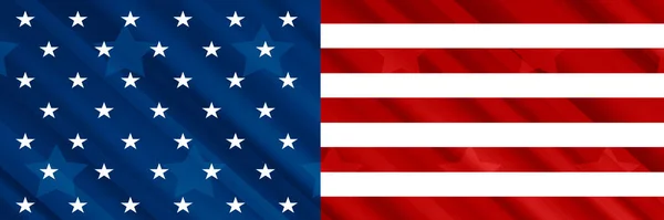アメリカ国旗が閉まりました アメリカの国民の祝日のためのお祭りの背景 記念日退役軍人の日独立記念日 — ストック写真