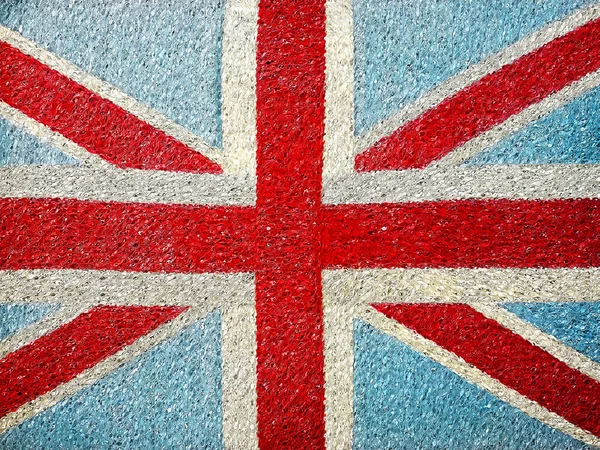 Bandera Del Reino Unido Con Efecto Pincelada —  Fotos de Stock