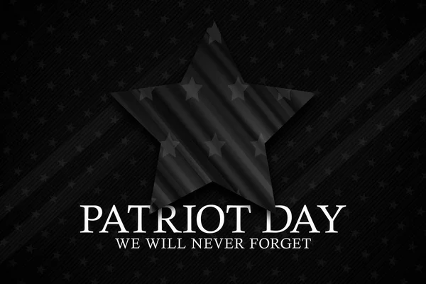 Patriot Day Background Stars Stripes Black White Colors Close — Stock Photo, Image