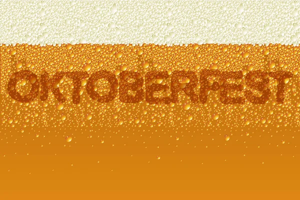 Oktoberfest Creative Text Oktoberfest Close Beer Festival — Stock Photo, Image