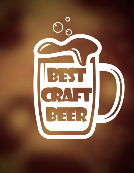Oktoberfest Twórczy Tekst Craft Beer Zbliżenie Festiwal Piwa — Zdjęcie stockowe