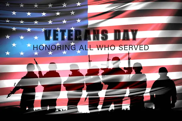 Veteranen Dag Achtergrond Nationale Feestdag Van Detail — Stockfoto