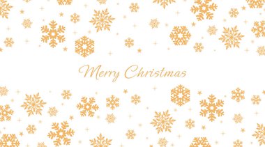 Kar tanesi sınırlı parlak noel kartı. Yakın plan..