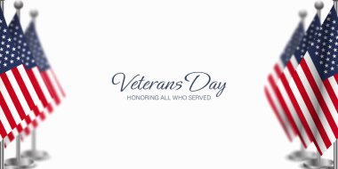 Amerikan bayrakları, Gaziler Günü için mükemmel bir görüntü. Amerikan vatanseverliği kavramı. 11 Kasım - Hizmet edenlerin onuruna.