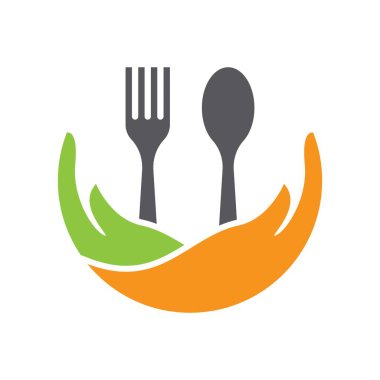 Restoran için kaşık ve çatal sembolü