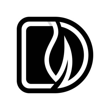 Harf D ve Yaprak logosu