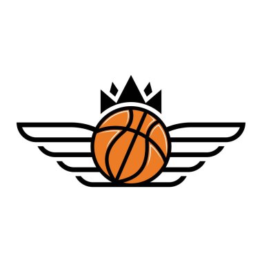Basketbol logosu şablon tasarımı
