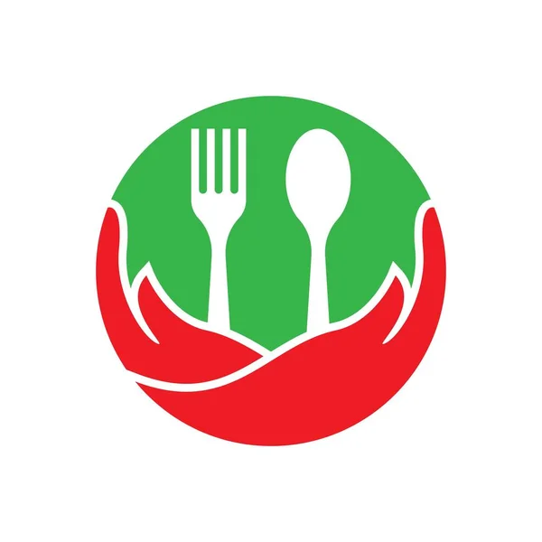 Spoon and fork symbol for restaurant
