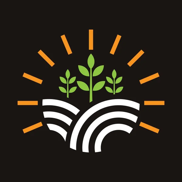 Agriculture logo template icon design