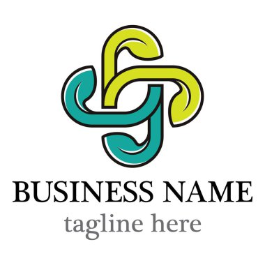 Tıbbi logo şablon vektör ikonu tasarımı