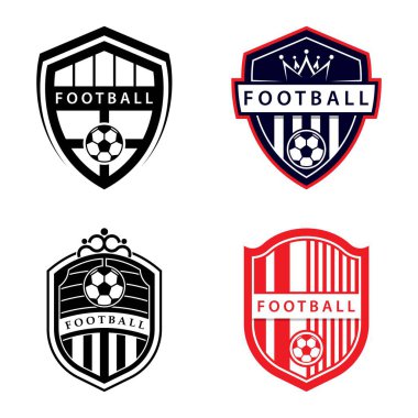 Futbol kulübü vektör logosu tasarımı