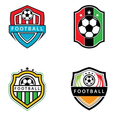Futbol kulübü vektör logosu tasarımı