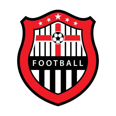 Futbol kulübü vektör logosu tasarımı