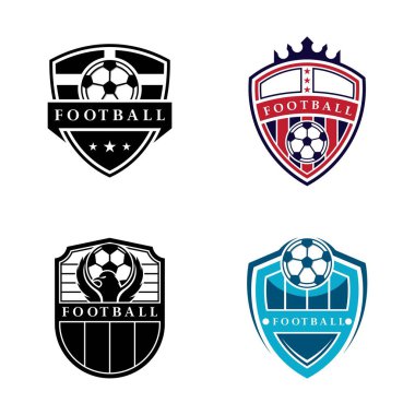 Futbol kulübü vektör logosu tasarımı