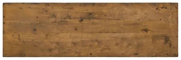 木製のテーブル面 クリッピングパスを持つブランクトップビューの背景 大工の仕事 多くの工芸品のためのテンプレート ツールを配置するのに便利な 木材産業のバナー キッチントップとヴィンテージ家具 — ストック写真