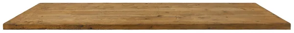 Holztischoberfläche Leere Frontansicht Isoliert Auf Weißem Hintergrund Mit Clipping Pfad — Stockfoto