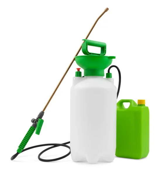Gallon Portable Garden Pump Pressure Sprayer Green Little Jerry Can — Stock Photo, Image