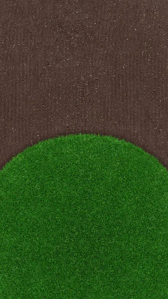 Wiese Grüne Grasoberfläche Und Boden Bodenoberfläche Rasen Und Gelände Leere — Stockfoto