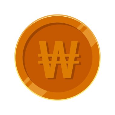 Kore Bronz Para Kazanan Bakır Vektörü