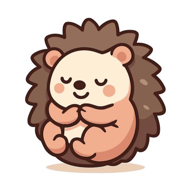 Kirpi Çizgi Film Maskotu Şirin Kirpi Saklama Çizimleri