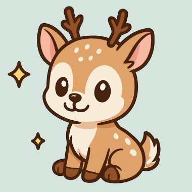 Ren Geyiği Çizgi Filmleri Sevimli Geyik