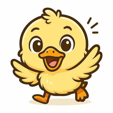 civciv çizgi filmi küçük tavuk maskotu çizimleri