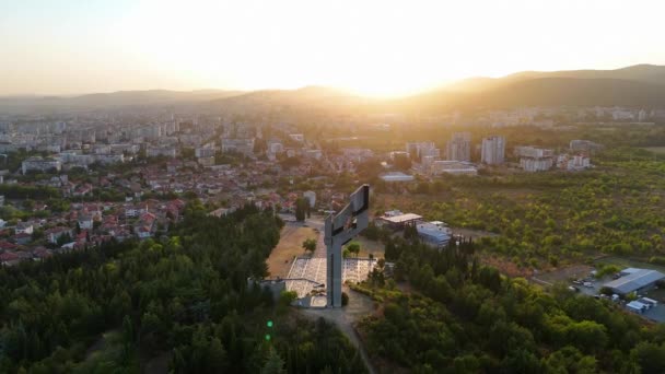 Stara Zagora Samarsko Zname Bulgaria Drone Video — Vídeo de stock