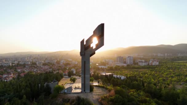 Stara Zagora Samarsko Zname Bulgaria Drone Video — Vídeo de stock