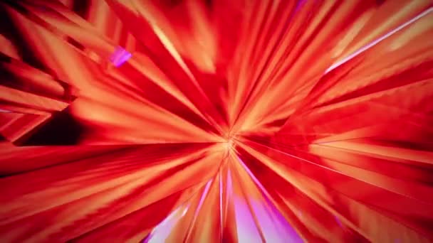 Streszczenie Wideo Tło Fraktalne Promienie Świetlne Futurystyczne Światła Przestrzeni — Wideo stockowe