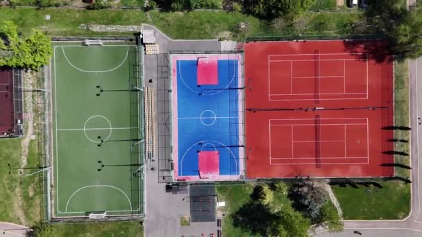 Park Arteleriiski Stara Zagora Spor Bölgesi Stok Video