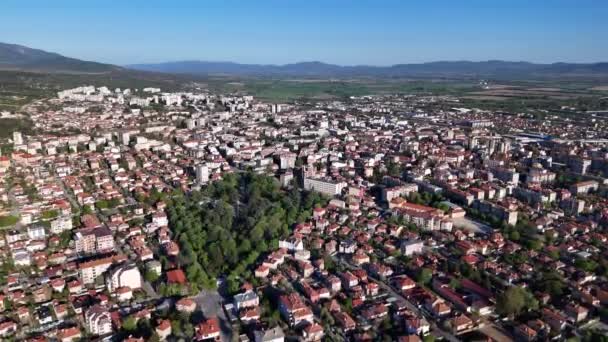 Kazanlak Bulgarie Europe Est Vue Sur Drone — Video