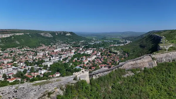 Provadia Bulgaria Ovech Fortress Drone Panorama — Stock Photo, Image