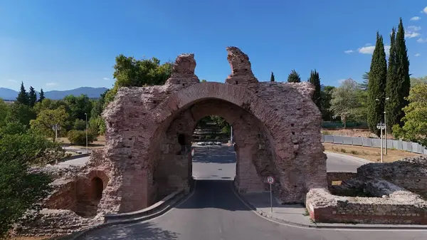 stock image South gate of the Roman walls Hisarya Bulgaria