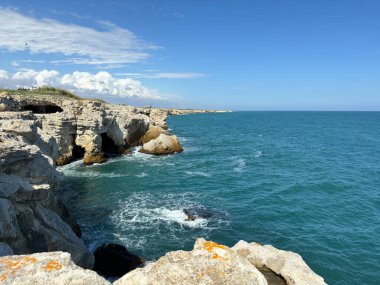 Tulenovo Bulgaristan kıyı manzarası Karadeniz