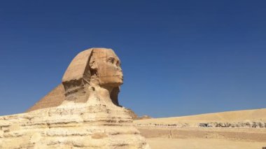 Sfenks yakınlaştırma videosu Giza Kahire