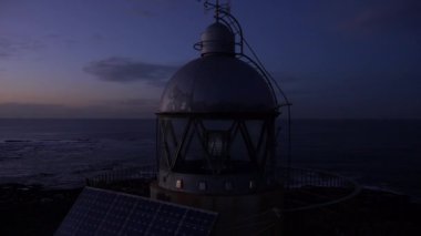 Hava yakın çekim: Akşam deniz feneri