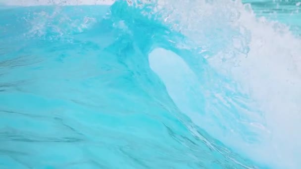 Rottura Perfetta Coerente Delle Onde Macchina Nella Piscina Surf Utilizzo — Video Stock