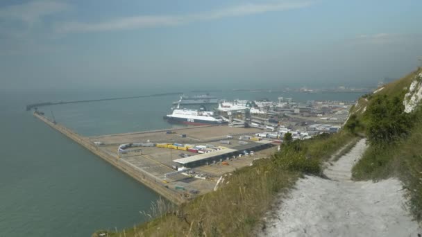 Port Dover Spojené Království Září 2023 Vysoký Úhledový Výhled Výhledem — Stock video