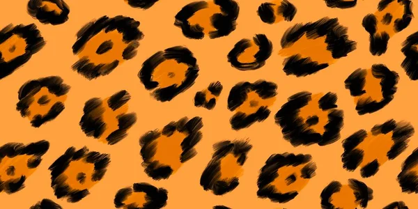 Bright seamless pattern of animal hair. seamless leopard pattern. Jaguar coloring. High quality illustration